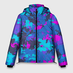 Куртка зимняя мужская Неоновые краски, цвет: 3D-светло-серый
