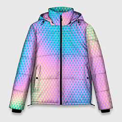Куртка зимняя мужская Переливы, цвет: 3D-черный