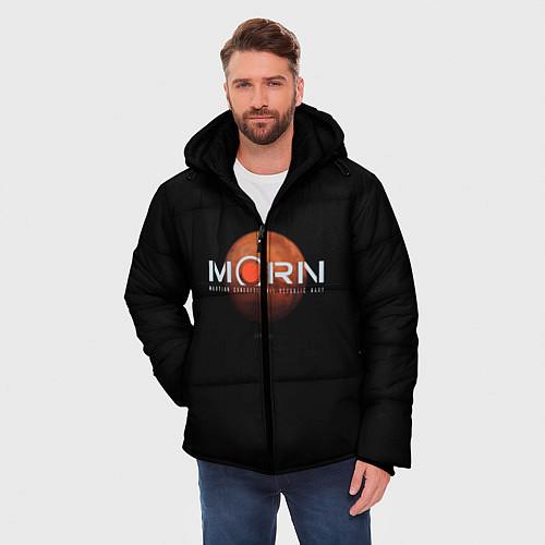 Мужская зимняя куртка Марс / 3D-Черный – фото 3