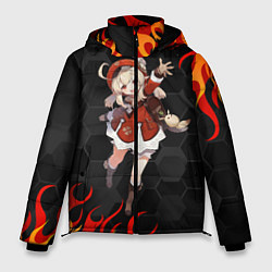 Куртка зимняя мужская Genshin Impact - Klee, цвет: 3D-черный