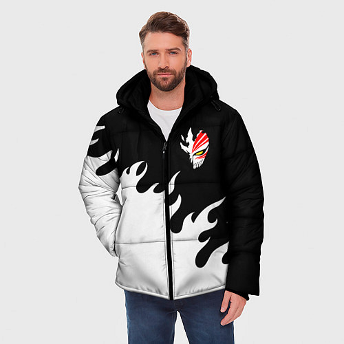 Мужская зимняя куртка BLEACH FIRE БЛИЧ ОГОНЬ / 3D-Черный – фото 3