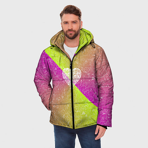 Мужская зимняя куртка Воздушный Шарик АПВ 158ЛФ / 3D-Черный – фото 3