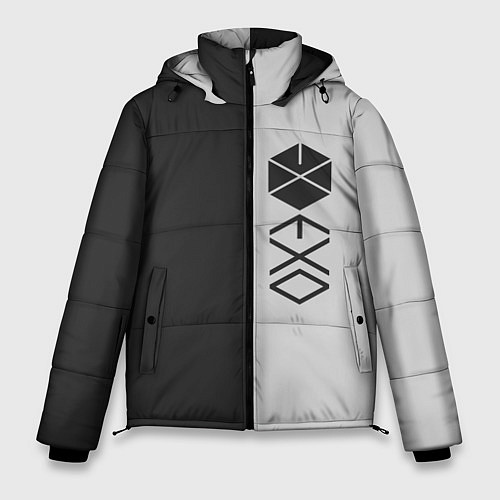 Мужская зимняя куртка EXO / 3D-Красный – фото 1