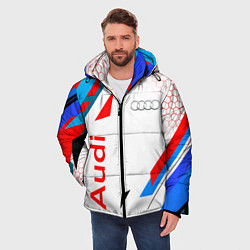 Куртка зимняя мужская AUDI АУДИ SPORT, цвет: 3D-черный — фото 2