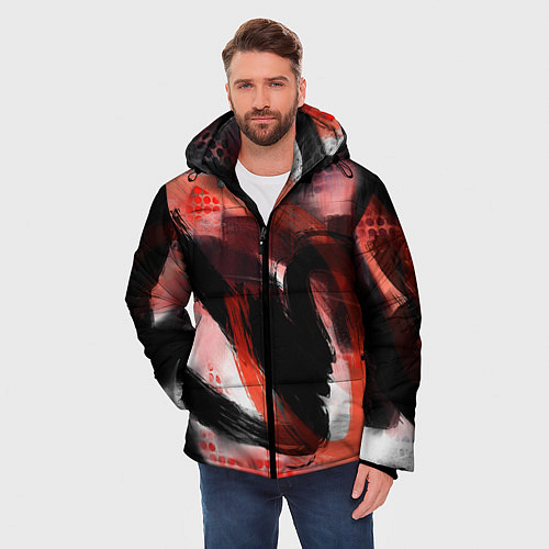 Мужская зимняя куртка MAY / 3D-Черный – фото 3