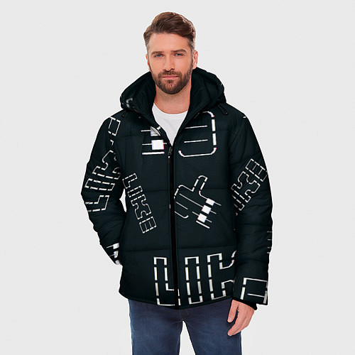 Мужская зимняя куртка Лайк / 3D-Черный – фото 3