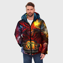 Куртка зимняя мужская Path of Exile, цвет: 3D-черный — фото 2