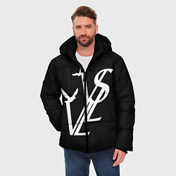 Куртка зимняя мужская Soda Luv Логотип, цвет: 3D-черный — фото 2