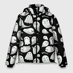 Куртка зимняя мужская Boo Привидения, цвет: 3D-черный
