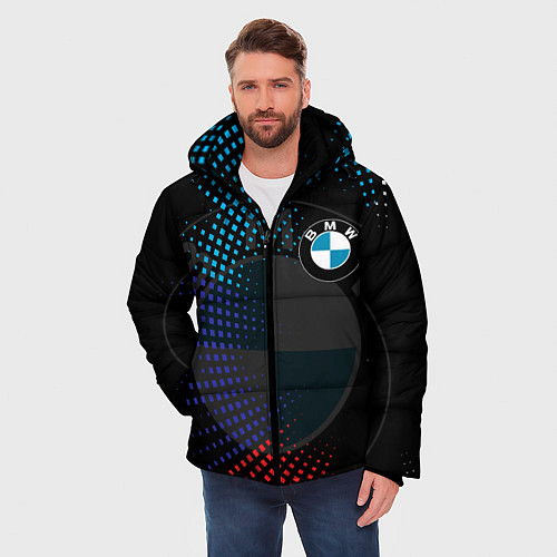 Мужская зимняя куртка BMW БМВ M COMPETITION / 3D-Черный – фото 3