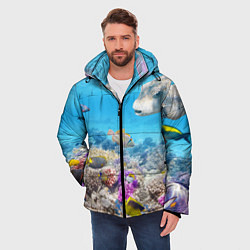 Куртка зимняя мужская Морской мир, цвет: 3D-красный — фото 2