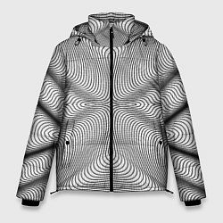 Мужская зимняя куртка Линии иллюзия