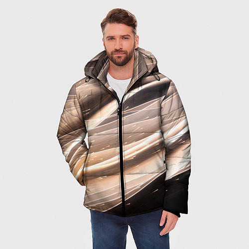 Мужская зимняя куртка МлеЧныЙ Путь / 3D-Черный – фото 3