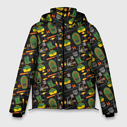 Куртка зимняя мужская Время порыбачить, цвет: 3D-светло-серый
