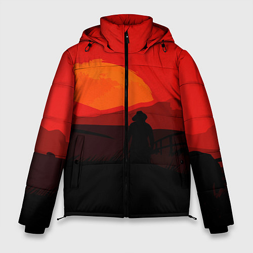 Мужская зимняя куртка RDR2 / 3D-Красный – фото 1
