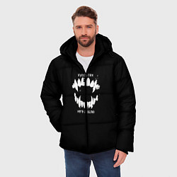 Куртка зимняя мужская Клыки, цвет: 3D-черный — фото 2