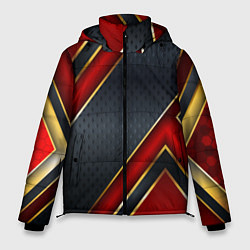 Мужская зимняя куртка Black & Red 3D