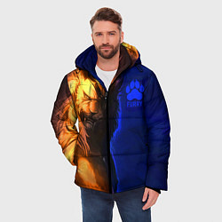 Куртка зимняя мужская Furry lion, цвет: 3D-черный — фото 2