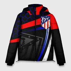 Куртка зимняя мужская АТЛЕТИКО МАДРИД ATLETICO, цвет: 3D-светло-серый