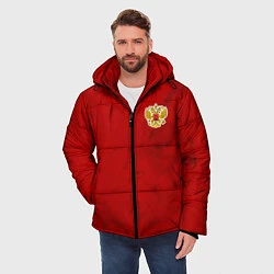 Куртка зимняя мужская СБОРНАЯ РОССИИ 2021 ФОРМА, цвет: 3D-красный — фото 2