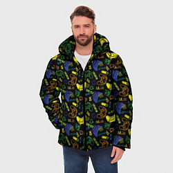 Куртка зимняя мужская Игроман, цвет: 3D-черный — фото 2