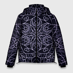 Куртка зимняя мужская Узор, цвет: 3D-светло-серый
