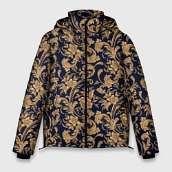 Куртка зимняя мужская Versace классические узоры, цвет: 3D-черный