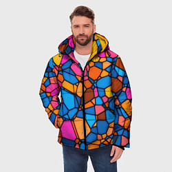 Куртка зимняя мужская Mosaic, цвет: 3D-черный — фото 2