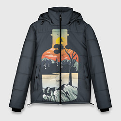 Куртка зимняя мужская Философия, цвет: 3D-черный