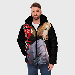 Куртка зимняя мужская Токийские мстители, цвет: 3D-черный — фото 2