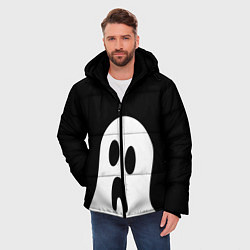 Куртка зимняя мужская Привидение, цвет: 3D-черный — фото 2