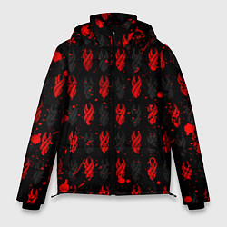 Куртка зимняя мужская DEAD SPACE МЁРТВЫЙ КОСМОС, цвет: 3D-красный