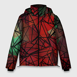 Мужская зимняя куртка Абстрактный геометрический
