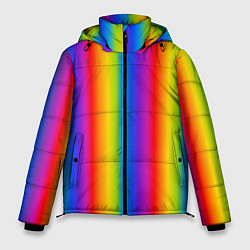 Куртка зимняя мужская Color gradient, цвет: 3D-черный