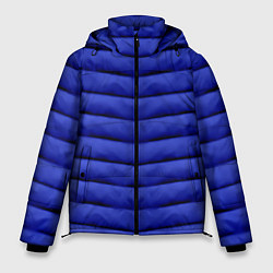 Куртка зимняя мужская Синий пуховик, цвет: 3D-черный