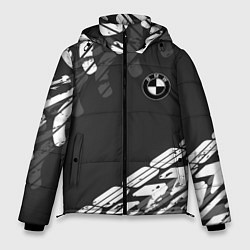 Куртка зимняя мужская БМВ BMW TIRE TREAD, цвет: 3D-черный