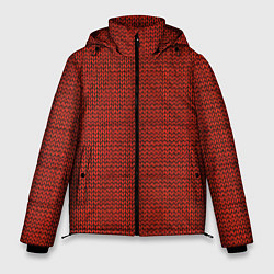 Куртка зимняя мужская Красная вязь, цвет: 3D-красный