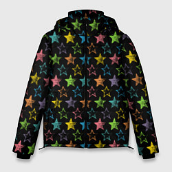 Куртка зимняя мужская Парад звезд, цвет: 3D-черный