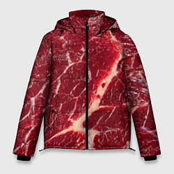 Куртка зимняя мужская Мясо на Хэллоуин, цвет: 3D-черный