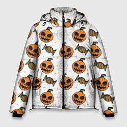 Куртка зимняя мужская Patern Halloween 26, цвет: 3D-светло-серый