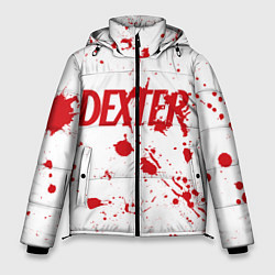 Куртка зимняя мужская Dexter logo Декстер брызги крови, цвет: 3D-светло-серый