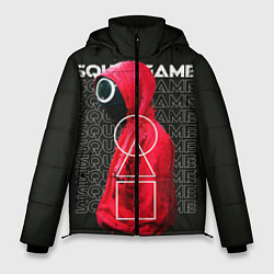 Куртка зимняя мужская Сыграй в Кальмара, цвет: 3D-черный