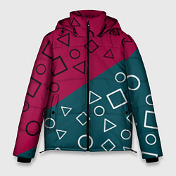 Куртка зимняя мужская Игра в кальмара, цвет: 3D-черный