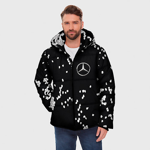 Мужская зимняя куртка Мерин / 3D-Черный – фото 3