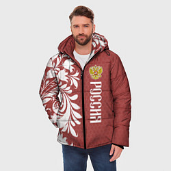 Куртка зимняя мужская Сборная России, цвет: 3D-красный — фото 2