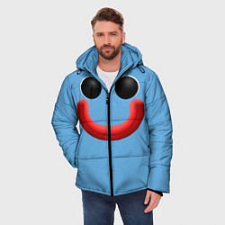 Куртка зимняя мужская Huggy Waggy smile, цвет: 3D-черный — фото 2