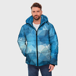 Куртка зимняя мужская Цифровое небо, цвет: 3D-черный — фото 2
