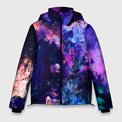 Куртка зимняя мужская НЕОНОВЫЕ КОСМОС NEON SPACE, цвет: 3D-черный