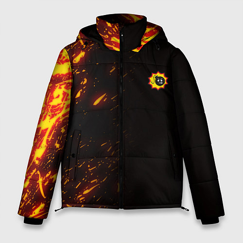 Мужская зимняя куртка Serious Sam Fire Wave / 3D-Красный – фото 1