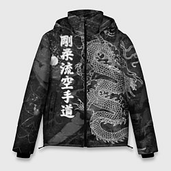 Мужская зимняя куртка Токийский Дракон Иероглифы Dragon Japan